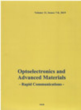 Optoelectronics And Advanced Materials-rapid Communications