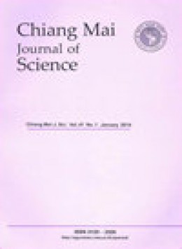 Chiang Mai Journal Of Science