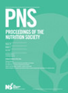 Proceedings Of The Nutrition Society